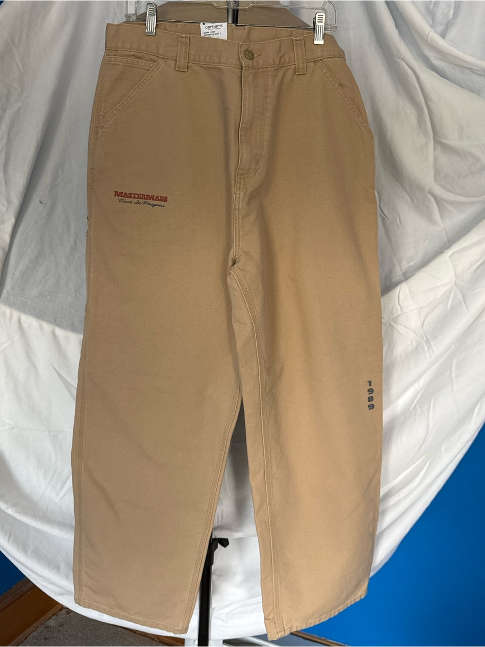Carhartt WIP Dearborn Canvas Pants Mens L Dusty H Brown Work In Progress 1989